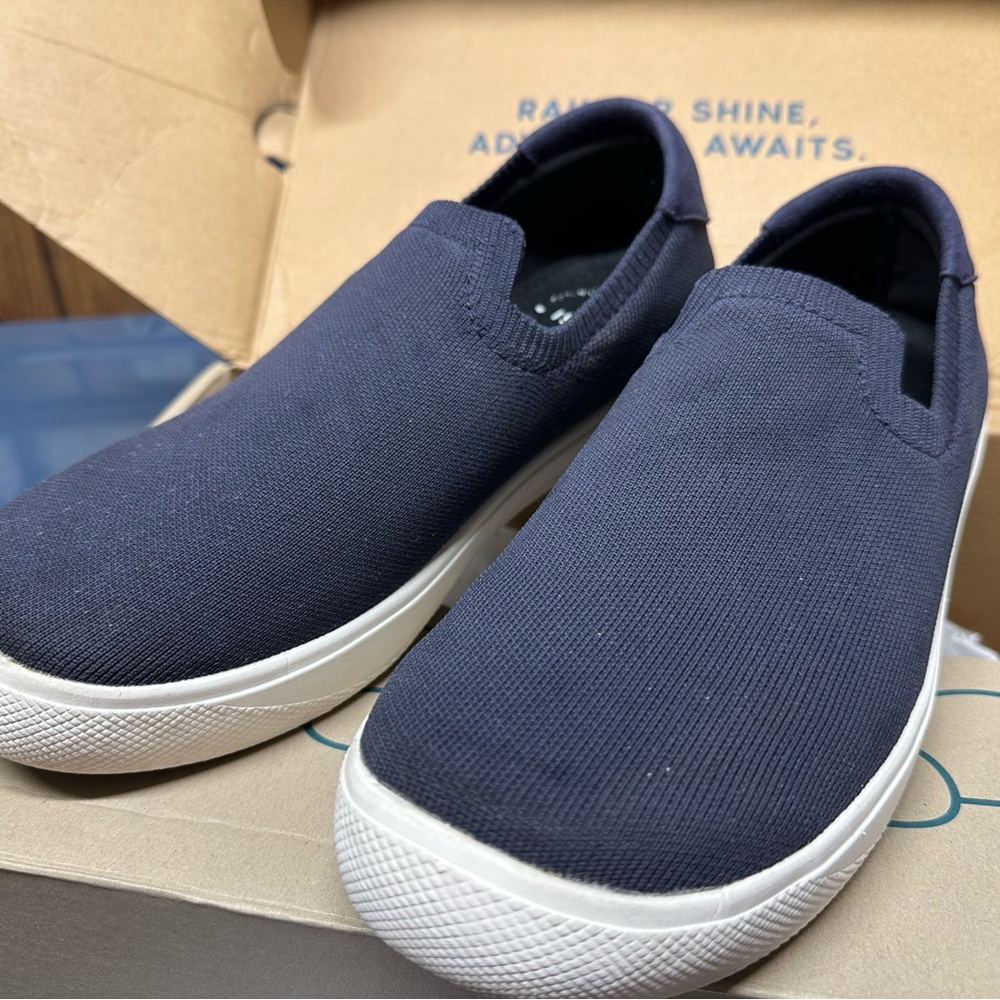 Women’s Navy Slip-On Shoes